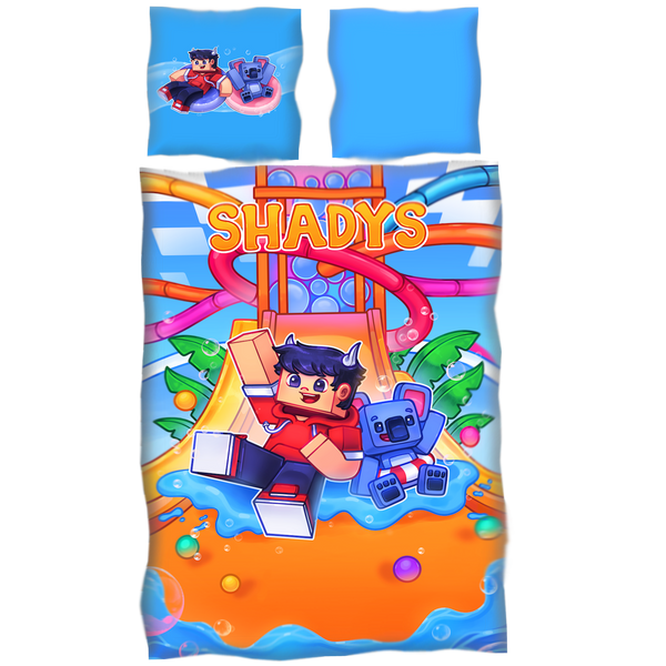 Shadys Wasserpark-Bettwäsche – 140 x 200 cm