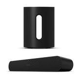 Sonos - Ray - Soundbar Black &  Sub Mini - Black - Bundle Sonos
