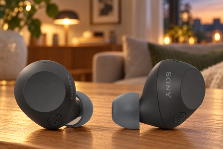 Sony WF-C710N – trådløse in-ear-øretelefoner med støjreduktion – sort – stemningsbillede