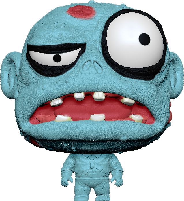 Splats Head Maxi Walky Zombie – 17 cm