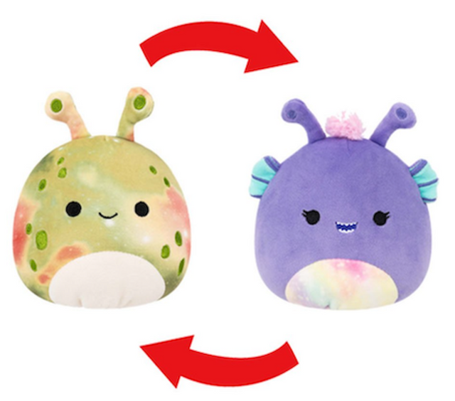 Squishmallows 13 cm P24 Flip-A-Mallows - Roboyo and Hawk Squishmallows