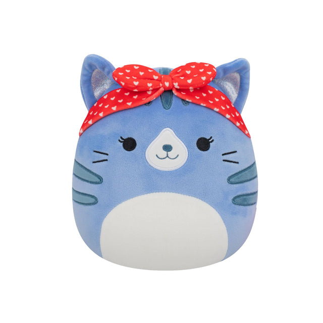 Squishmallows - 19 cm Love - Carizma the Blue Tappy Cat Squishmallows