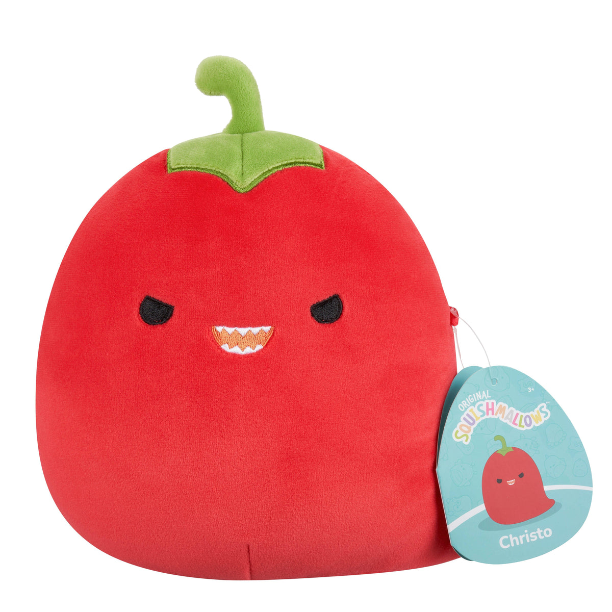 Squishmallows - 19 cm Plush P22 - Christo Red Chili Pepper Squishmallows