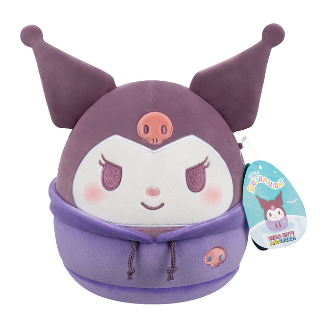 Squishmallows 20 cm Hello Kitty Hoodie Mass - Kuromi Squishmallows