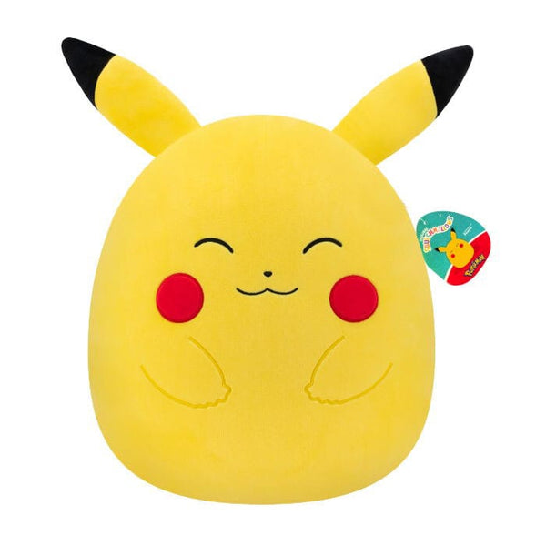 Squishmallows Pokémon Happy Pikachu – 35 cm Blød Bamser