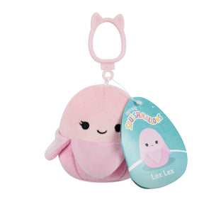 Squishmallows - 9 cm - Clip On - Lex Lex Pastel Pink Banana Squishmallows