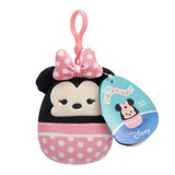 Squishmallows 9 cm Disney Clip On - Minnie Mouse Squishmallows