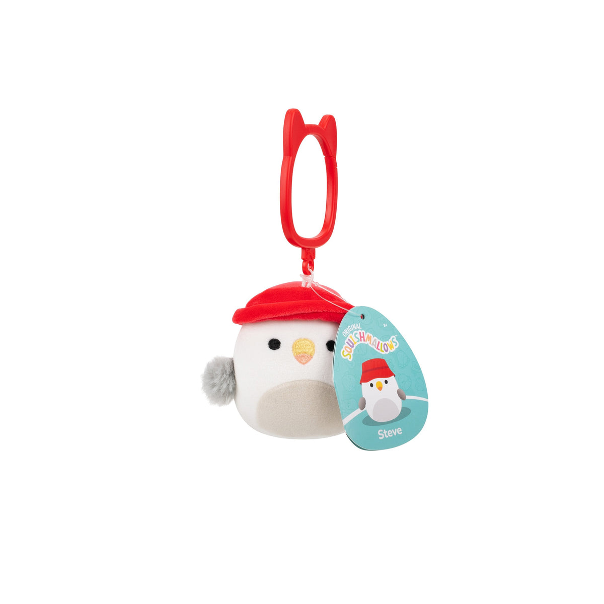 Squishmallows - 9 cm P24 Clip On -Steve Squishmallows