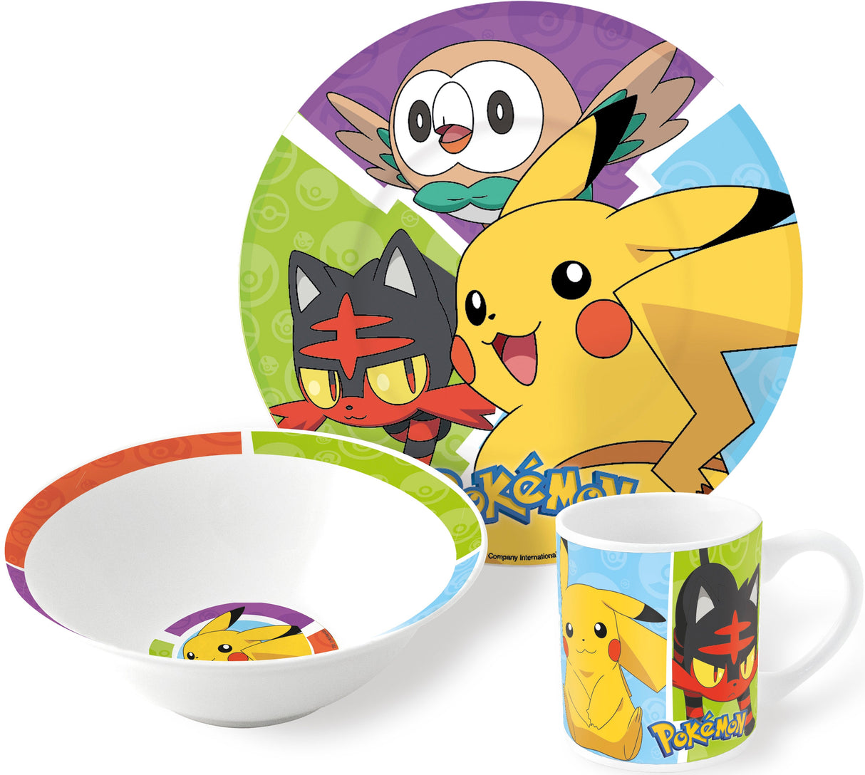 Stor - 3-Piece Ceramic Gift Set - Pokémon (36965) Pokémon