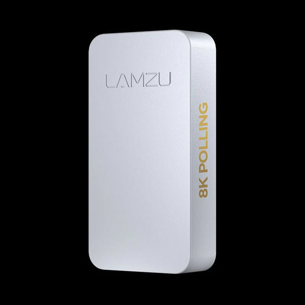 Lamzu Paro - 8K Dongle, Omron Optical - White