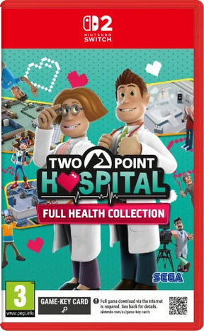 Two Point Hospital Full Health Collection til Nintendo Switch 2 – spilomslag