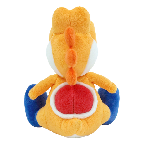Nintendo Super Mario Yoshi bamse – orange, 20 cm – anden vinkel