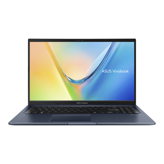 ASUS Vivobook 15 M1502XA i Quiet Blue, producentfoto forfra