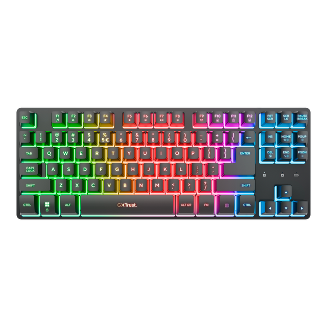 Trust GXT 831 Thado TKL Trådløst Gaming-tastatur – Sort
