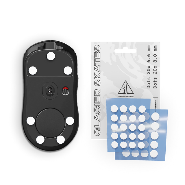 threepointzero - Glacier Skates - Universal Dots - 40pcs (20x Big Dots + 20x Small Dots)