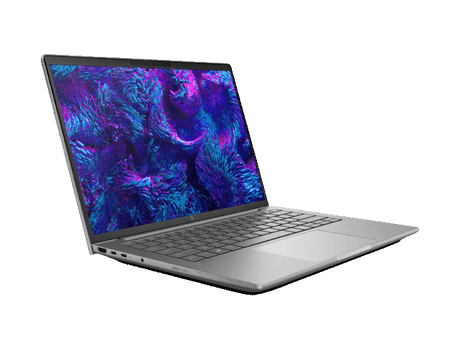 HP ZBook 8 G1i – 16" WUXGA, Ultra 7 255H, 32 GB, 1 TB – bærbar skråt forfra