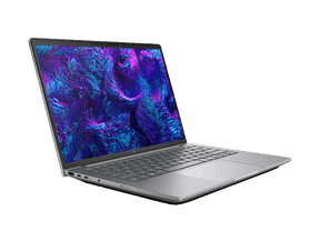 HP ZBook 8 G1i – 16" WUXGA, Ultra 9 285H, 64 GB, 1 TB – grå bærbar skråt forfra
