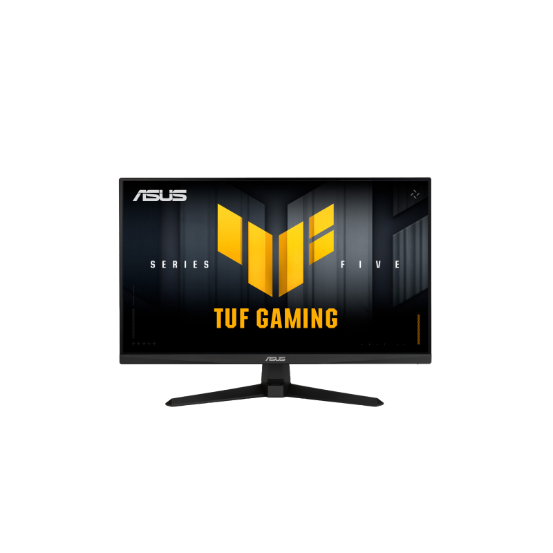 ASUS TUF Gaming VG279QM5A – 27 tommer, Full HD, 240 Hz – skærm set forfra