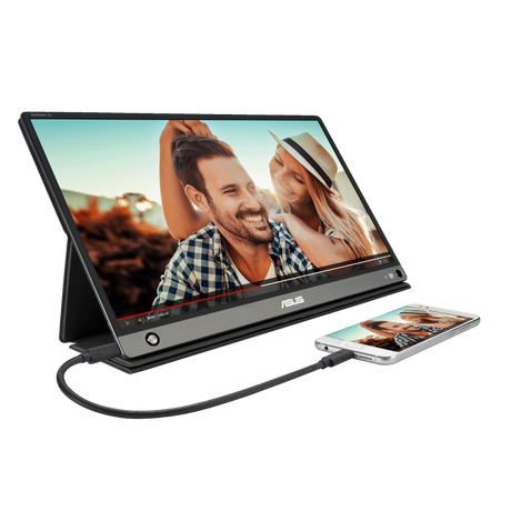 ASUS ZenScreen Go MB16AHP – 15,6 tommer, Full HD – skærm set forfra