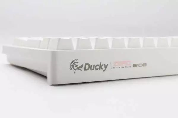 Ducky Zero - White  - Cherry Speed Silver - RGB - Trådløs Ducky