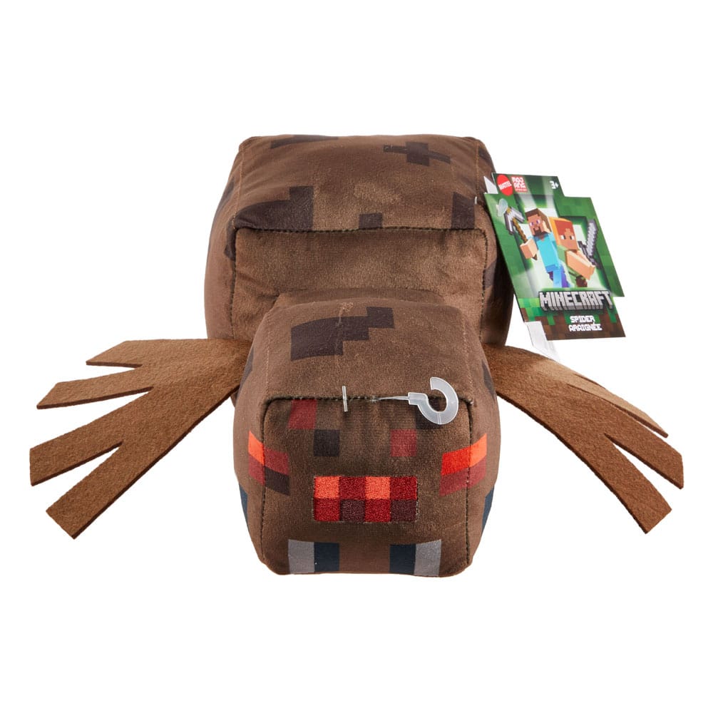 Minecraft Edderkop Bamse Stor - 21 cm