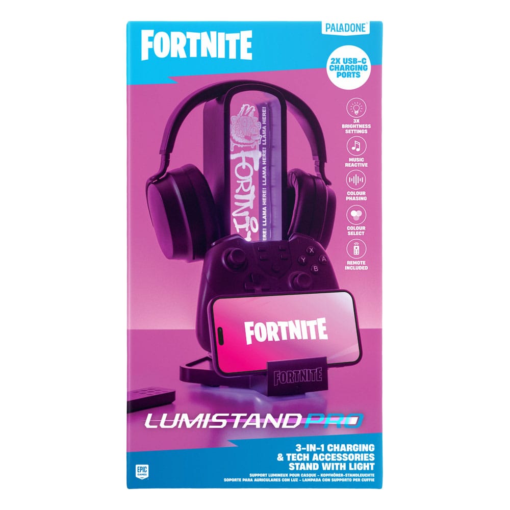 FORTNITE DESK HEADPHONE STAND WITH LIGHT