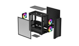 DeepCool CC360 A-RGB Micro-ATX Case, Black