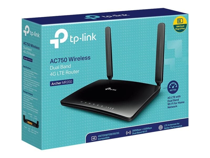 TP-Link Archer MR200 Trådløs router Desktop TP-Link