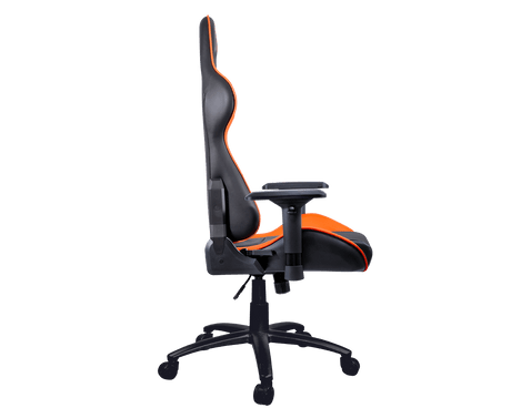 Cougar Armor Sort/Orange - Gamer stol - PU Læder - Op til 120 KG Cougar