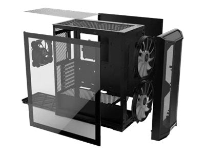 Lian Li LANCOOL 215 Midi-Tower - ARGB - Tempered Glass - Sort Lian Li