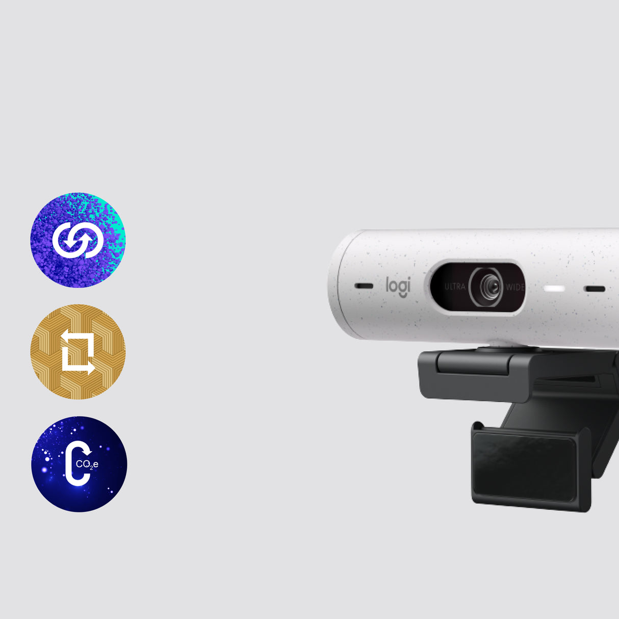 Logitech BRIO 500 1920 x 1080 Webcam mit Gewinde