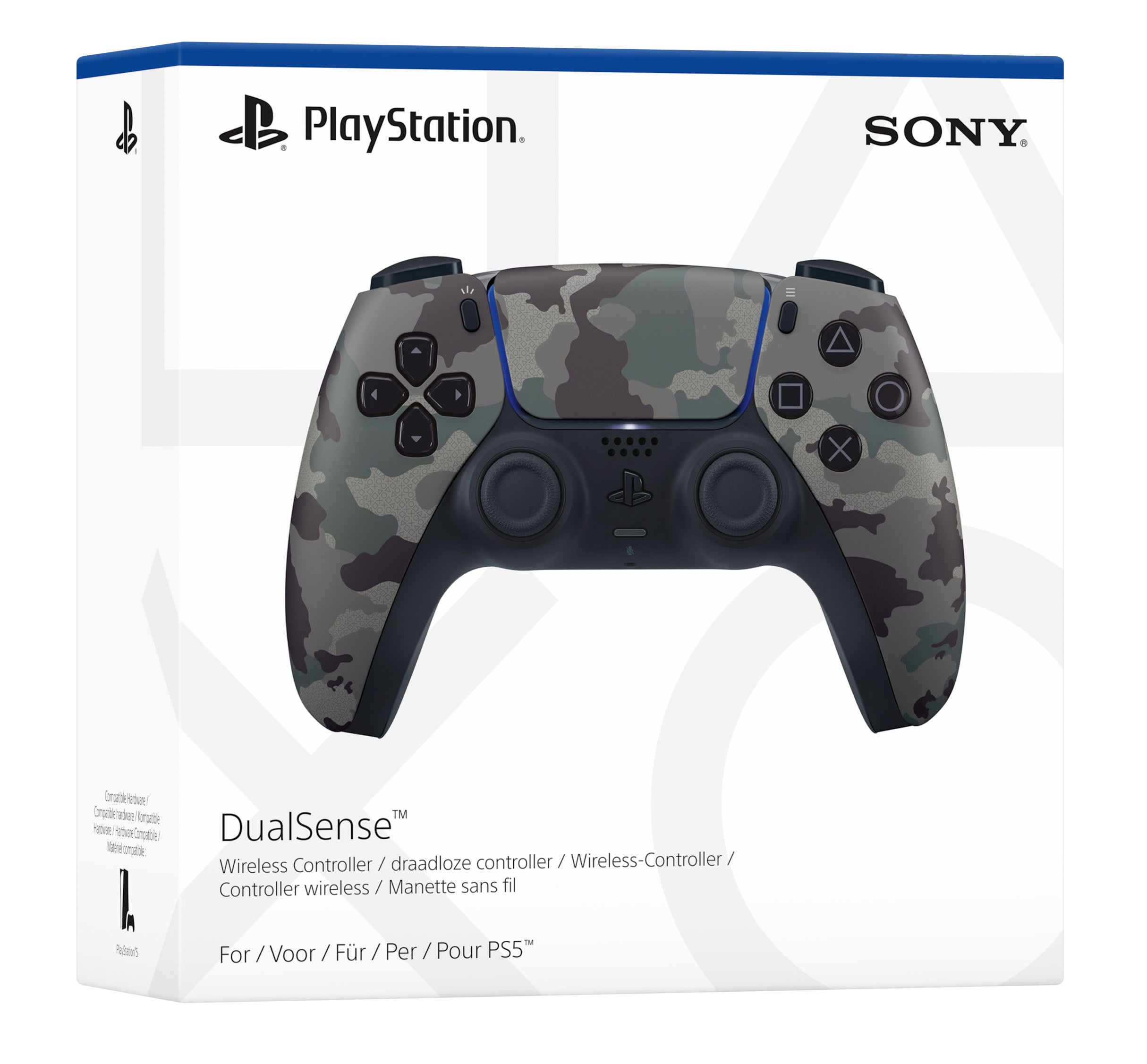 Sony Playstation 5 Dualsense Controller Grau Camo