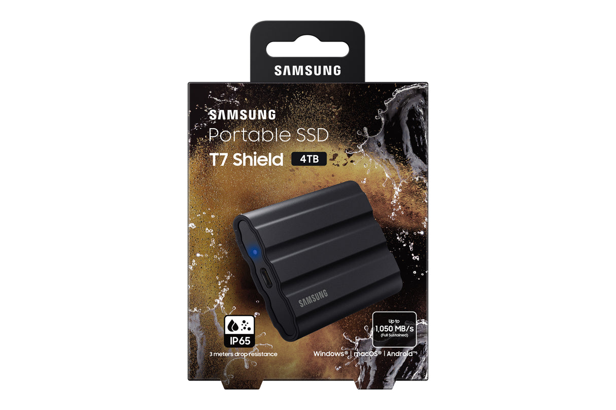 Samsung T7 Shield Solid State Drive MU-PE4T0S 4 TB USB 3.2 Gen 2