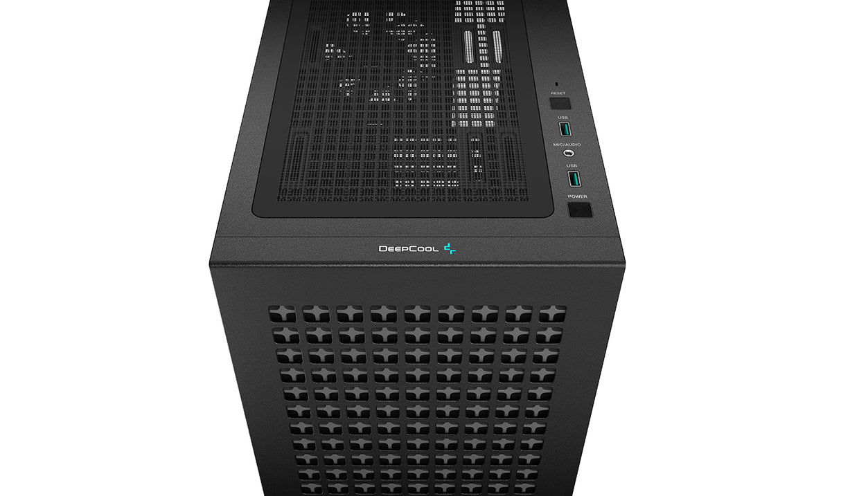 DeepCool CH370 Micro-ATX Case, Black