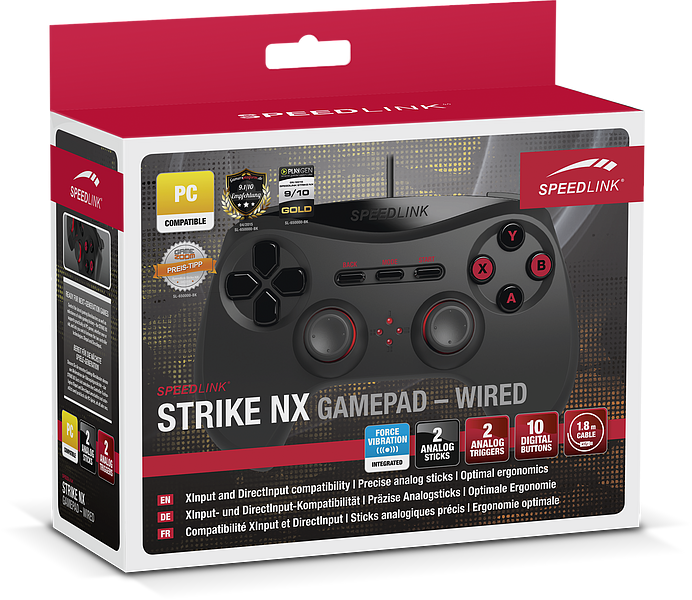 SpeedLink Strike NX Gamepad für PC / Schwarz