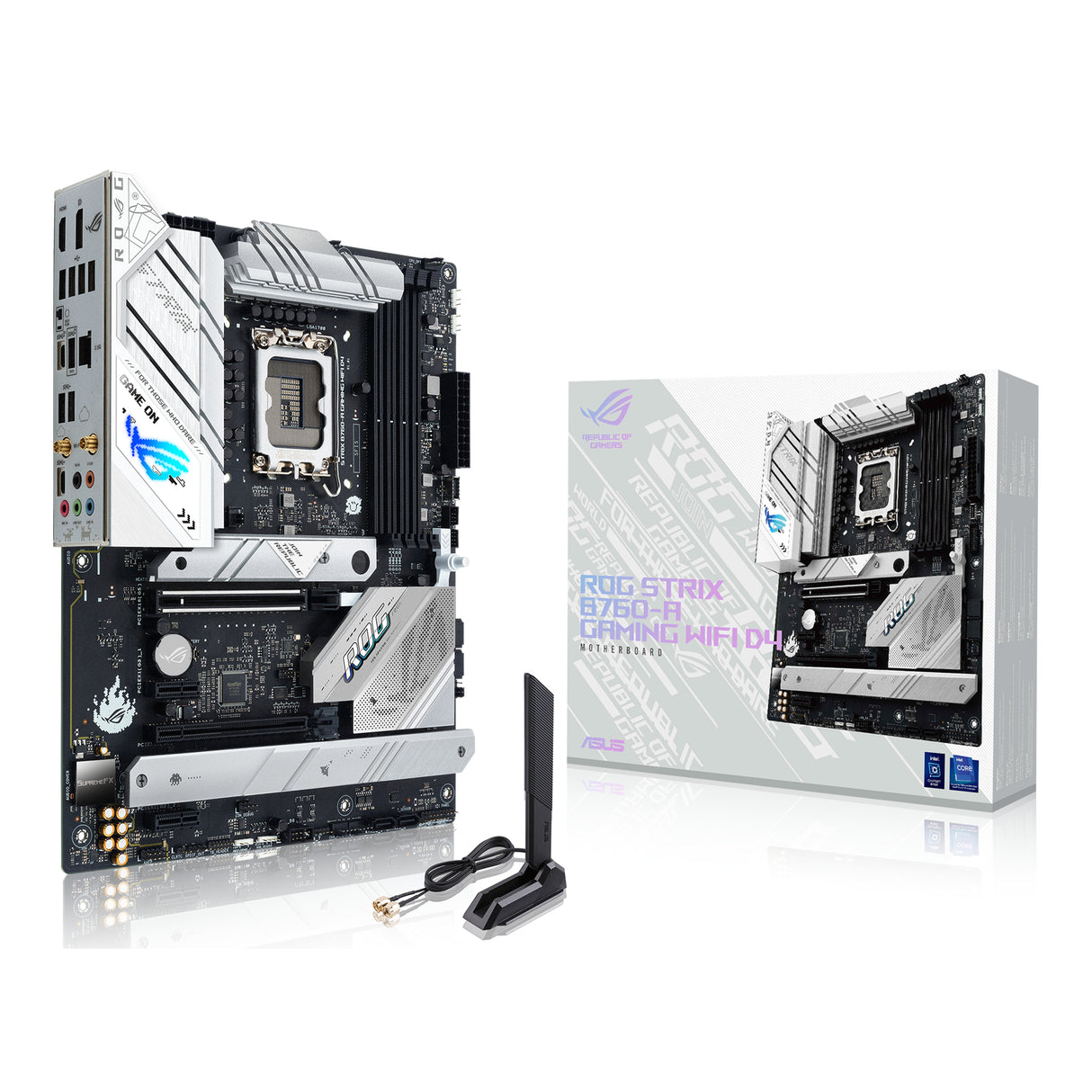 ASUS ROG STRIX B760-A GAMING WIFI D4 (ATX, B760, LGA 1700, DDR4) - Bundkort