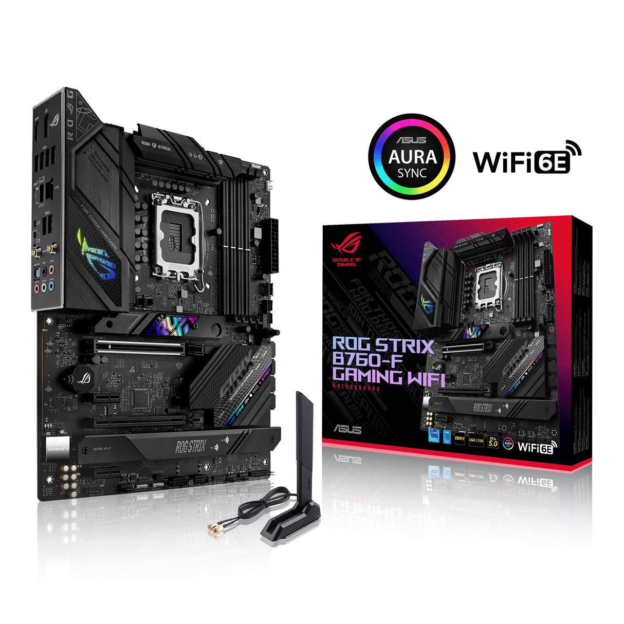 ASUS ROG STRIX B760-F GAMING WIFI (ATX, B760, LGA 1700, DDR5)