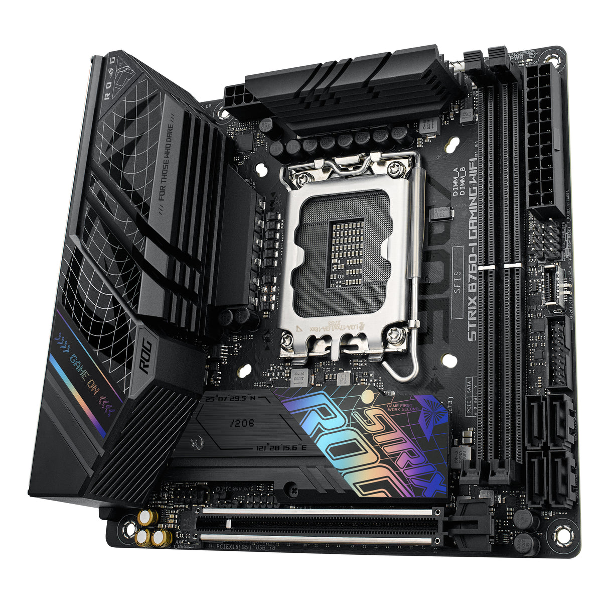 ASUS ROG STRIX B760-I GAMING WIFI (mITX, B760, LGA 1700, DDR5) - Bundkort