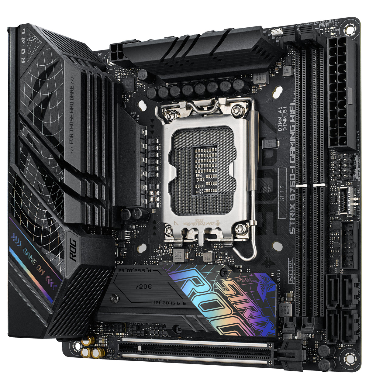 ASUS ROG STRIX B760-I GAMING WIFI (mITX, B760, LGA 1700, DDR5) - Bundkort