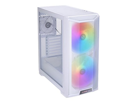 Lian Li LANCOOL 215 Midi-tower ARGB, Tempered glass, white Lian Li