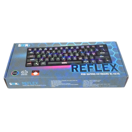 Geekd Reflex Rgb 60% tastatur 61 key Geekd