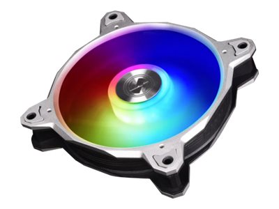 Lian Li RGB PWM BR 120mm DIGITAL Fan with Remote, Fan Controller - 3-pack - Sølv Ramme Lian Li