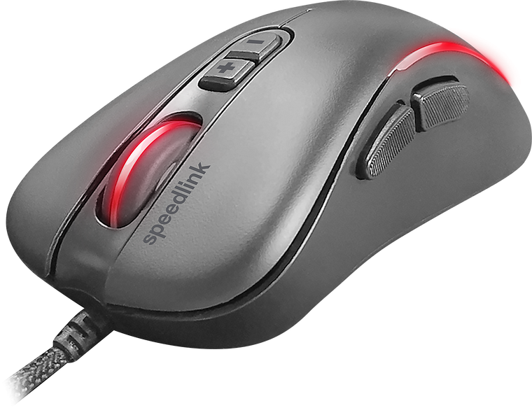 SpeedLink ASSERO Gaming-Maus Schwarz