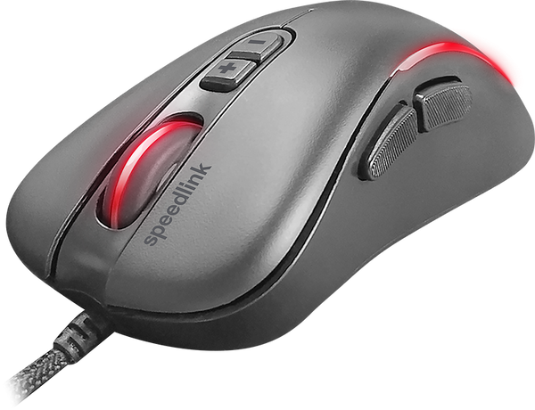 SpeedLink ASSERO Gaming-Maus Schwarz