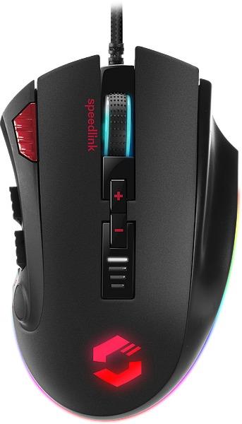 SpeedLink – Tarios RGB-Gaming-Maus / Schwarz