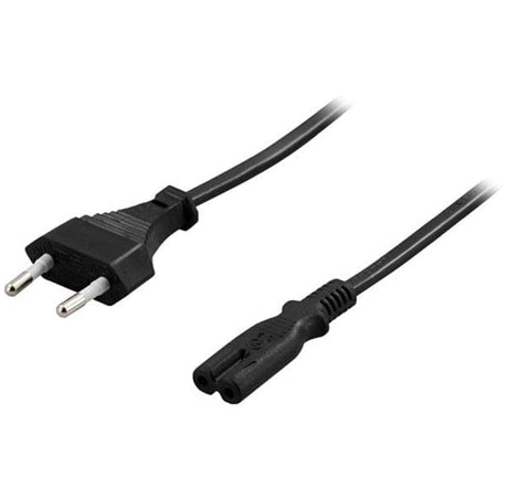 MicroConnect Strøm Type C (male) - Strøm IEC 60320 C7 Sort 1.8m Strømkabel Geekd