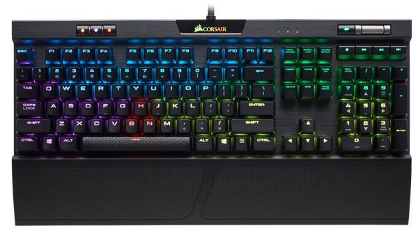 Corsair Gaming K70 RGB MK.2 RapidFire - Black - Cherry MX Speed Corsair