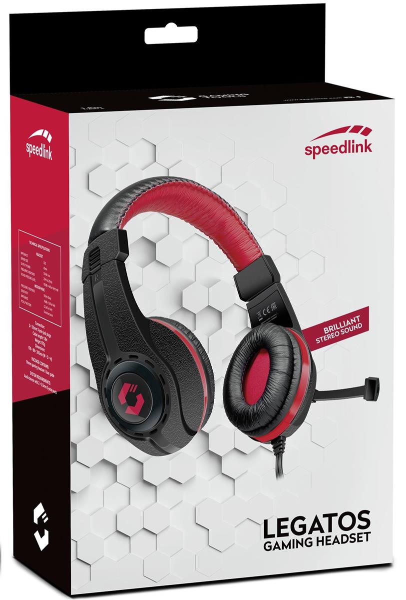 SpeedLink - Legatos Gaming-Headset /Schwarz