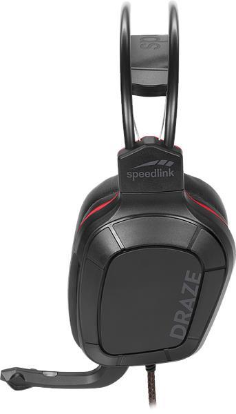 SpeedLink DRAZE Gaming Headset – für PC/PS5/PS4/Xbox SeriesX/S/Switch, schwarz