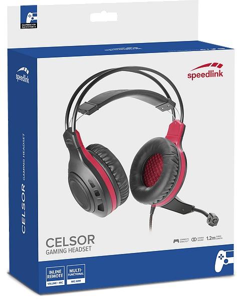 SpeedLink – CELSOR Gaming Headset – für PC/PS5/PS4/Xbox SeriesX/S/Switch, schwarz